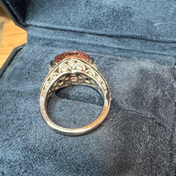 Tacori Pink and Silver Gemstone Ring - Picture 7 of 8